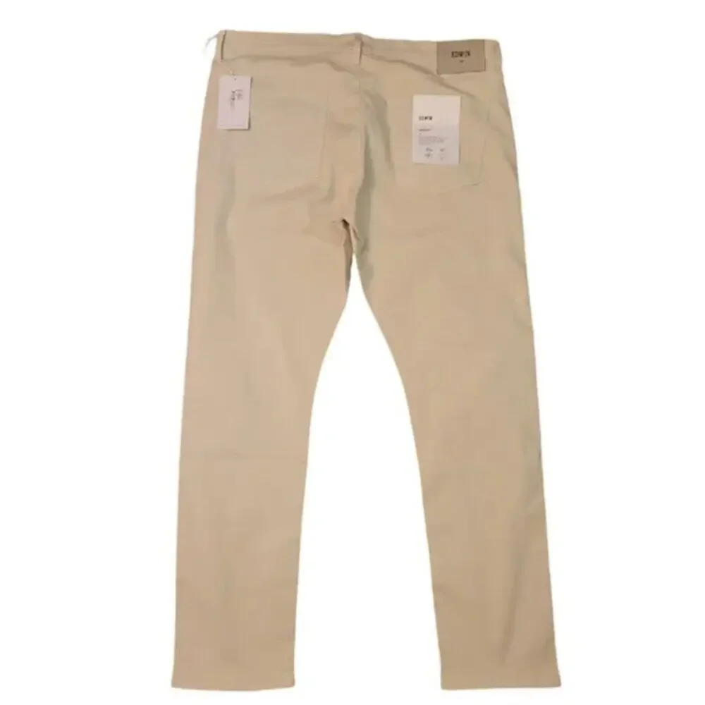 Edwin Maddox Slim Fit Mens Jeans Beige 40x32 New With Tags Cotton Blend